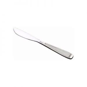Cuchillo postre rayado o liso