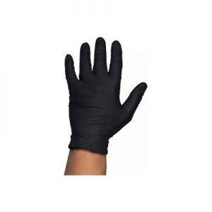 Guantes Nitrilo negro x 100 unid.