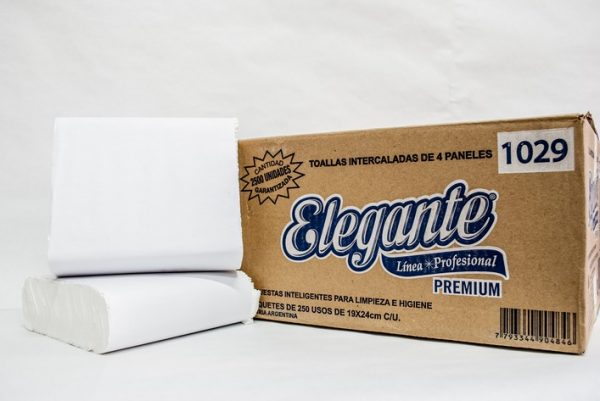 Toalla Intercalada Blanca 20x40