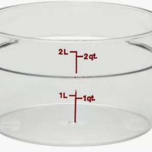 Recipiente Redondo 1.9 lt. Cambro policarbonato